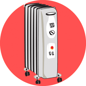 Ölradiator Einhell Ölradiator MR 920/2 (bis 2000 Watt, 3 Heizstufen, stufenloser Thermostatregler, fahrbar, Kipp- und… Heizung 2