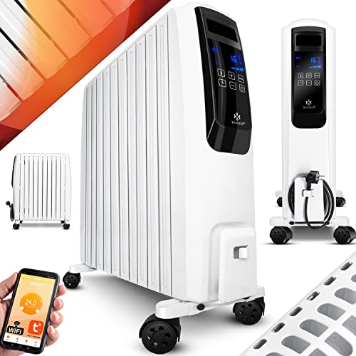 KESSER® Smart Home Ölradiator mit WiFi App & Fernbedienung (2500 Watt)