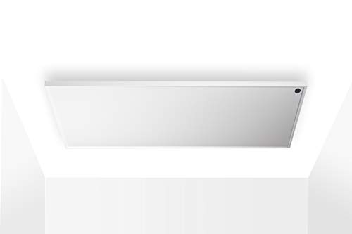 Könighaus M-Serie Infrarot Deckenheizung geeignet für die Deckenmontage - 1200 Watt - Rahmenfarbe Weiß + 5 Jahre Garantie ✓ inkl. Thermostat✓ Überhitzungsschutz ✓